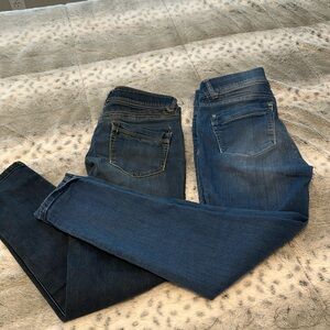 Set of 2 Democracy skinny denim sz 10